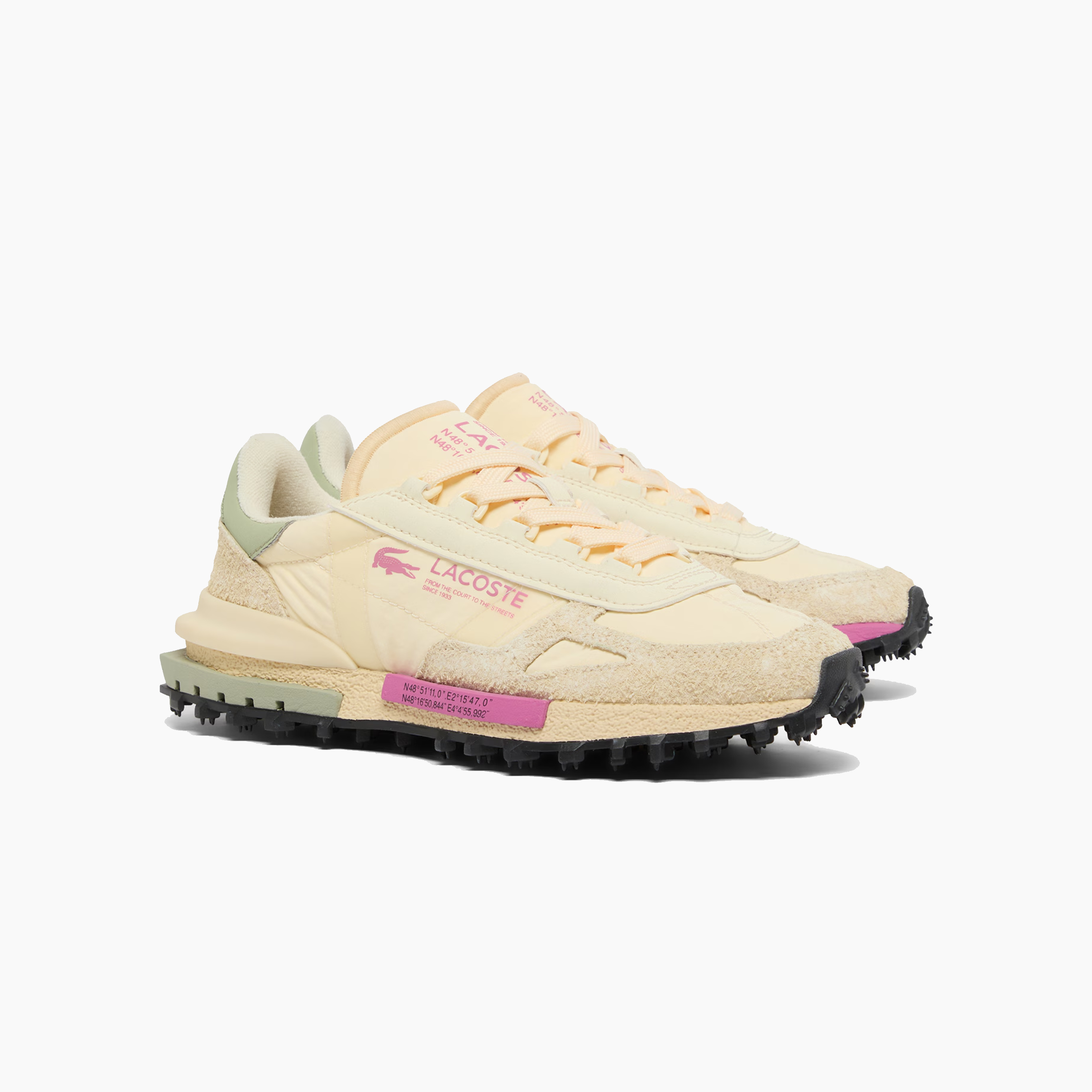 LACOSTE WOMENS ELITE ACTIVE OFF WHITE KHAKI 51SFA0055-AI4