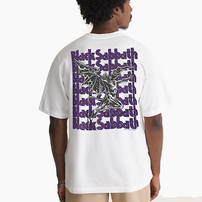 VANS BLACK SABBATH SS TEE WHITE VN00134YWHT1