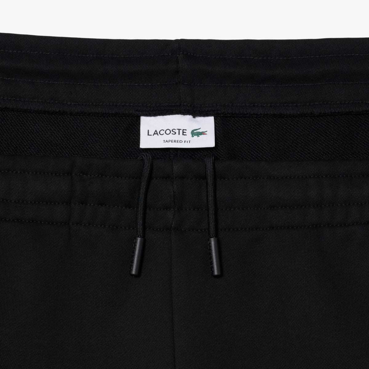 LACOSTE PANTALÓN DE CHÁNDAL DE FELPA CORTE ESTRECHO NOIR XH9833