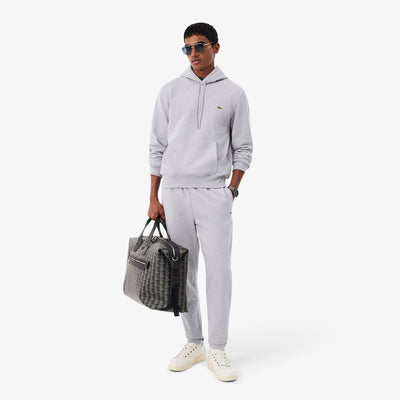 LACOSTE PANTALÓN DE CHÁNDAL DE FELPA CORTE ESTRECHO ARGENT CHINE XH9833