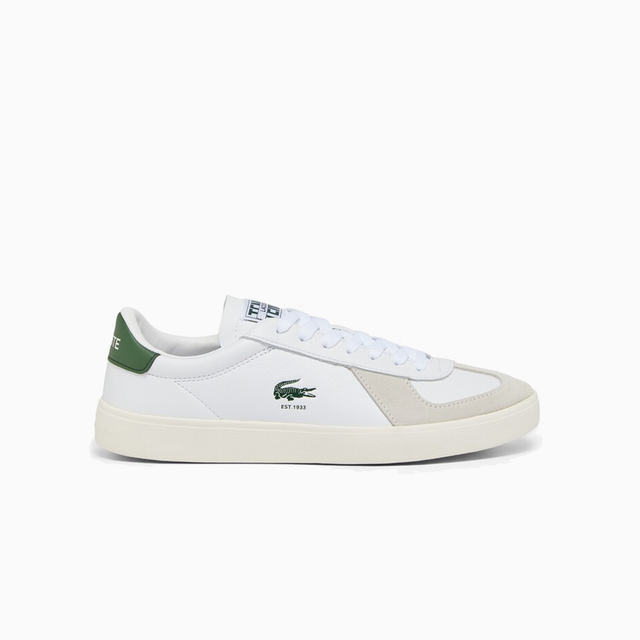 LACOSTE BASESHOT PRO WHITE & GREEN - 49SMA0063