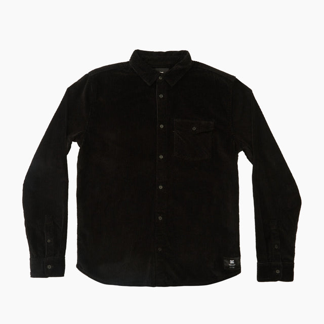 DC THE BUROUGH SHIRT PANA BLACK - EDYWT03257