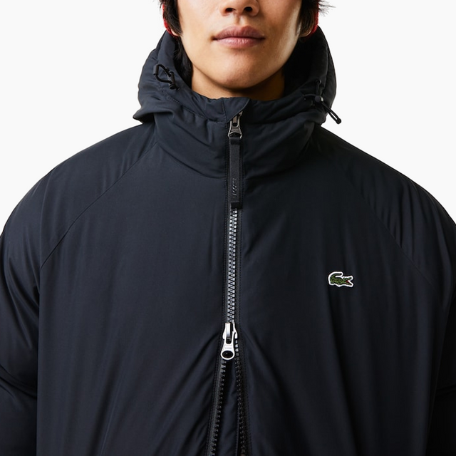 LACOSTE 3/4 PARKA FEATHERS BLACK THERMORE INSULATION - SH2381
