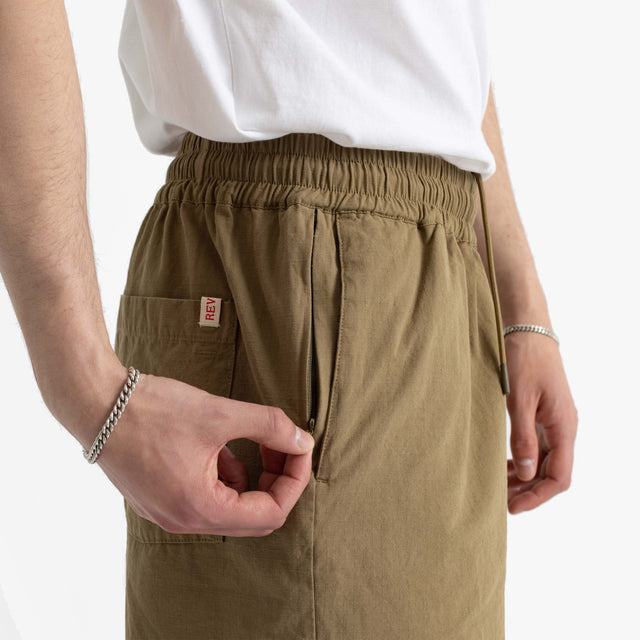 RVLT RIPSTOP CASUAL SHORT BROWN - 4045